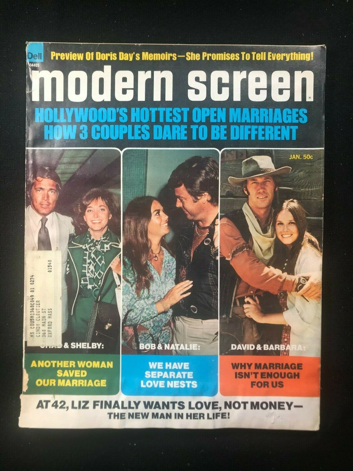 MODERN SCREEN magazine cover Issue 518 January 1974
